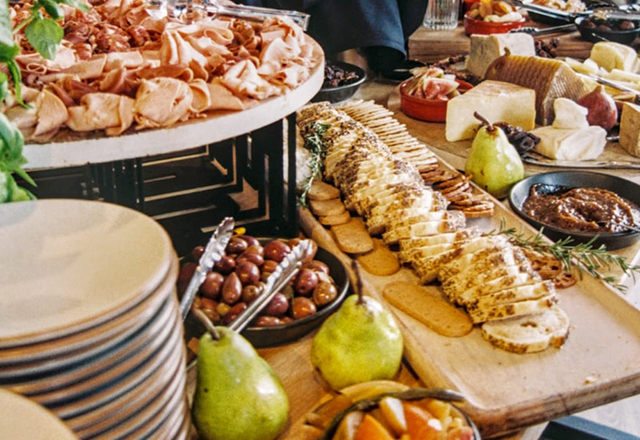 La cuisine : un buffet hivernal