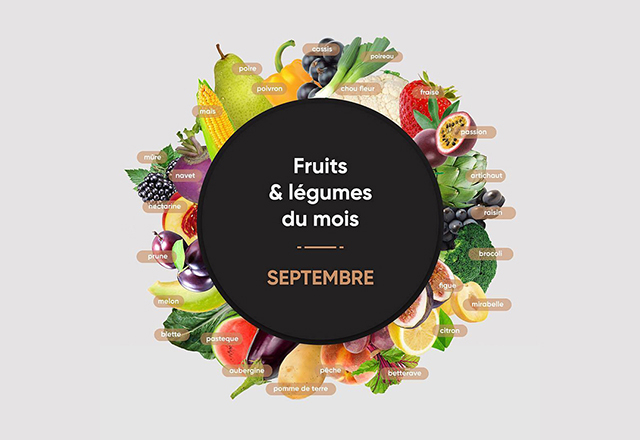 La cuisine : Les fruits et légumes du mois de Septembre