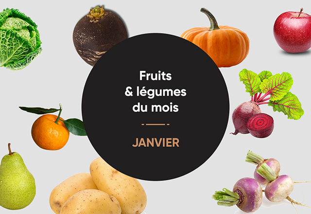 La cuisine : Les fruits et légumes du mois de Janvier