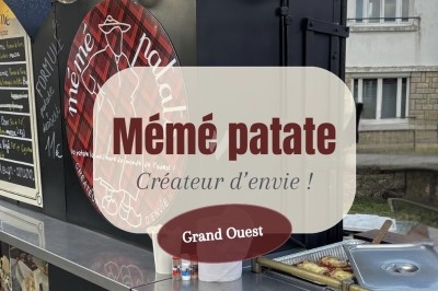 Traiteur Mémé Patate Kervignac #4 Food truck avec enseigne ’Mémé patate’ proposant des plats à base de pommes de terre, stationné en extérieur.